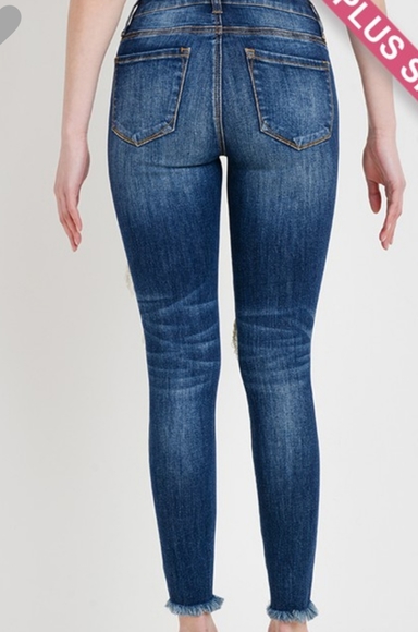 Plus Size distress skinny Jeans - Picture 3 of 10